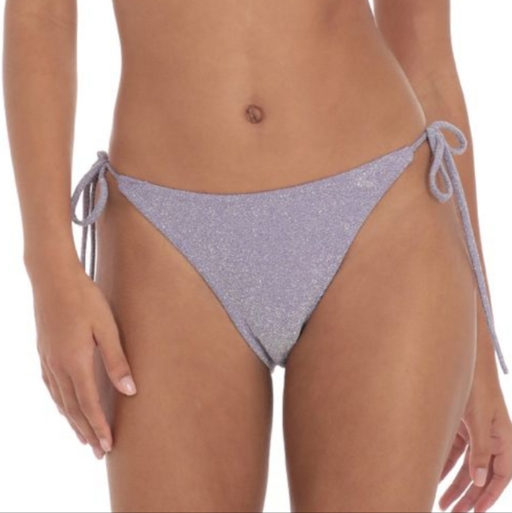 NWT Wild Fable Silver Bikini Bottoms Large